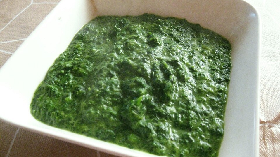 Rahmspinat aus frischem Spinat von Bruzzelfee