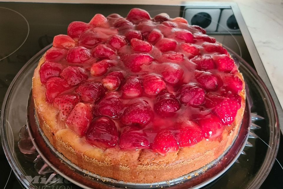 Erdbeer-Rhabarber-Kuchen