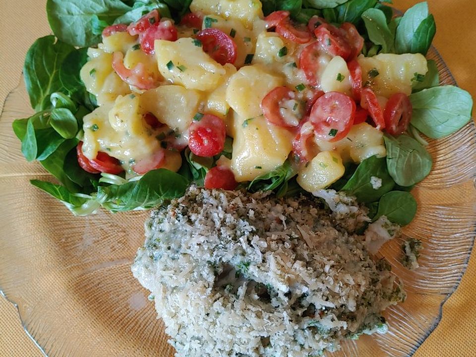 Kartoffelsalat mit Tomate und Feldsalat von saba28| Chefkoch