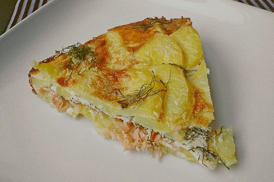 Kartoffel-Lachs-Torte