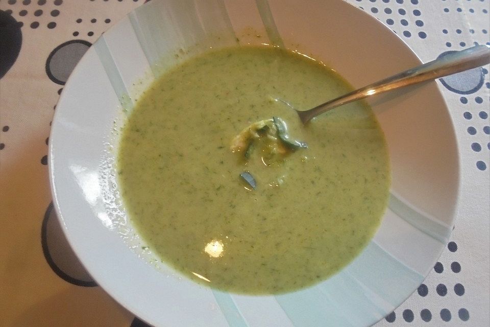 Lauchcremesuppe