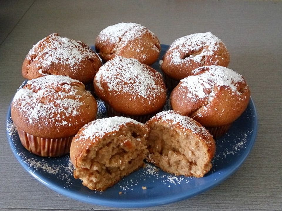 Vanillesoßen-Muffins mit Kakao| Chefkoch