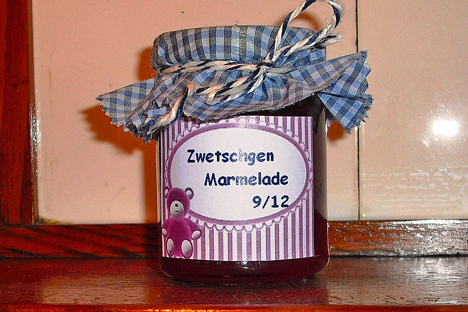 Zwetschgen-Marmelade mit Pfiff