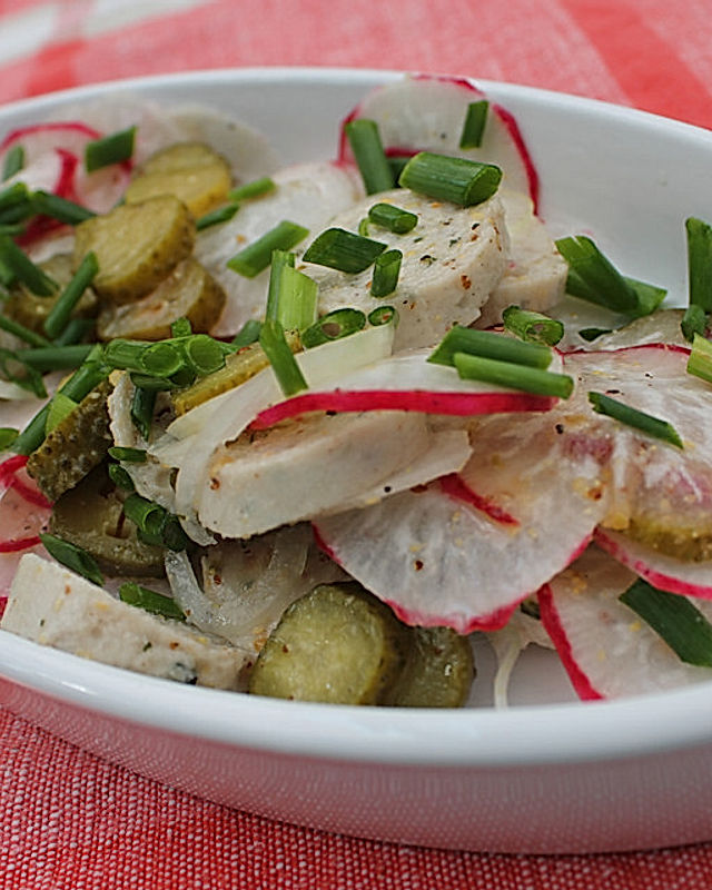 Weißwurst Salat