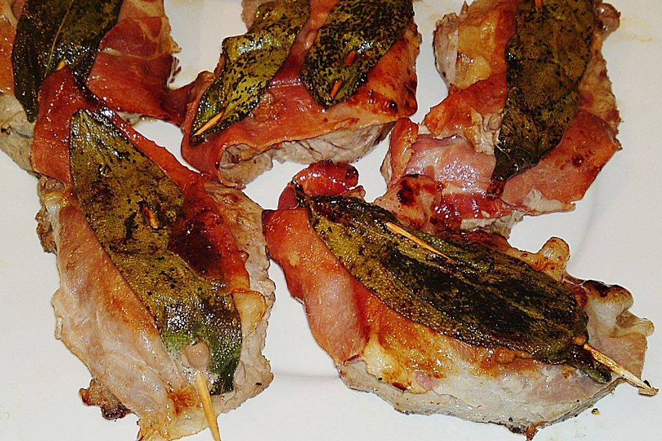 Saltimbocca vom Wildschweinrücken à la Moscha