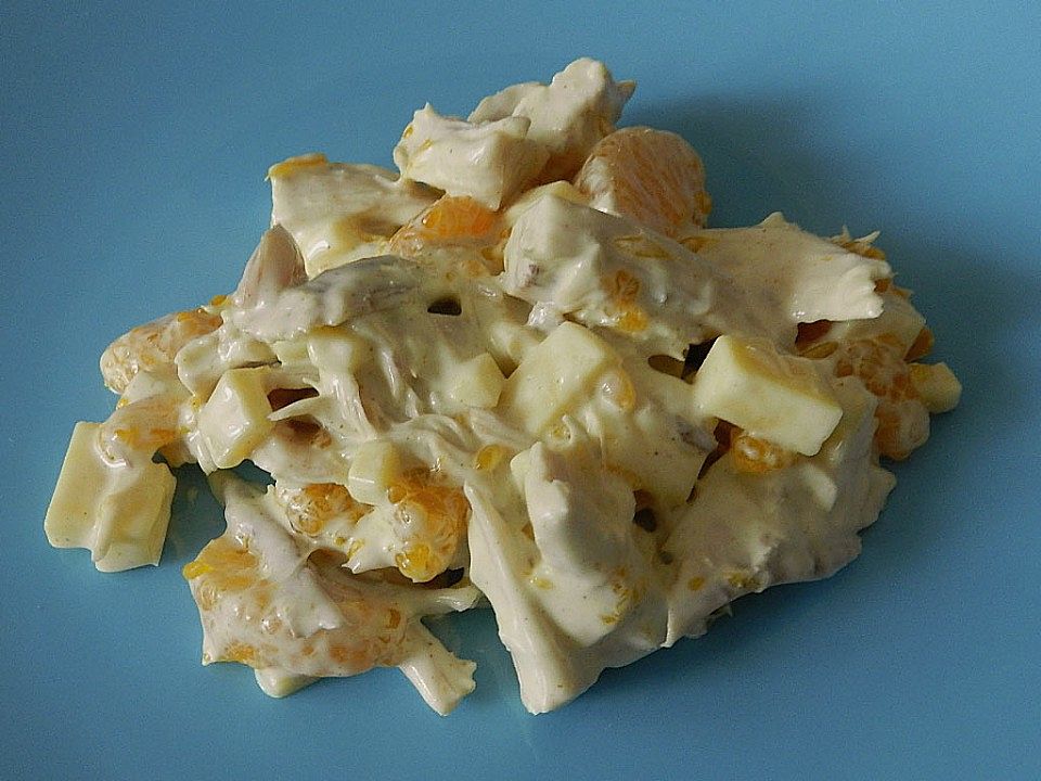 Geflügelsalat mit Käse und Mandarinen von jüsial | Chefkoch
