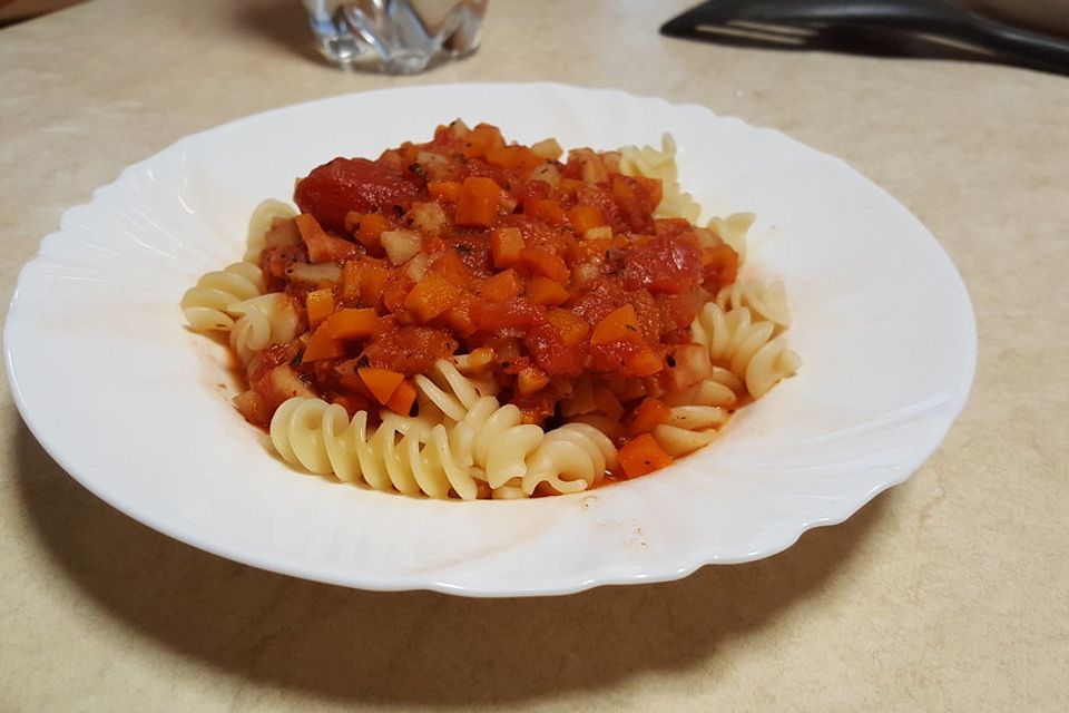 Karotten-Sellerie-Bolognese