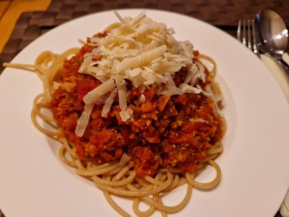 Linguine Mit Sellerie Karotten Bolognese - Rezepte Suchen