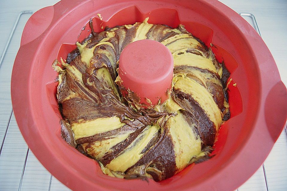 Marmorkuchen mit Sahne ohne Butter Marmorkuchen mit Sahne ohne Butter