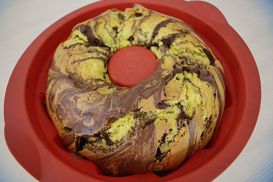Marmorkuchen mit Sahne ohne Butter Marmorkuchen mit Sahne ohne Butter
