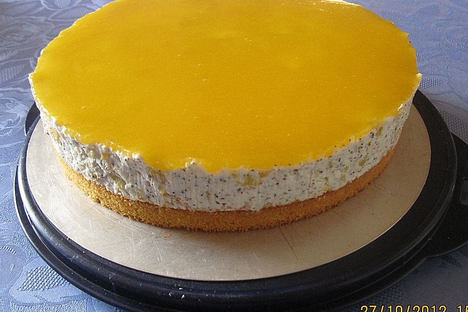 Quark-Mohnmousse Torte