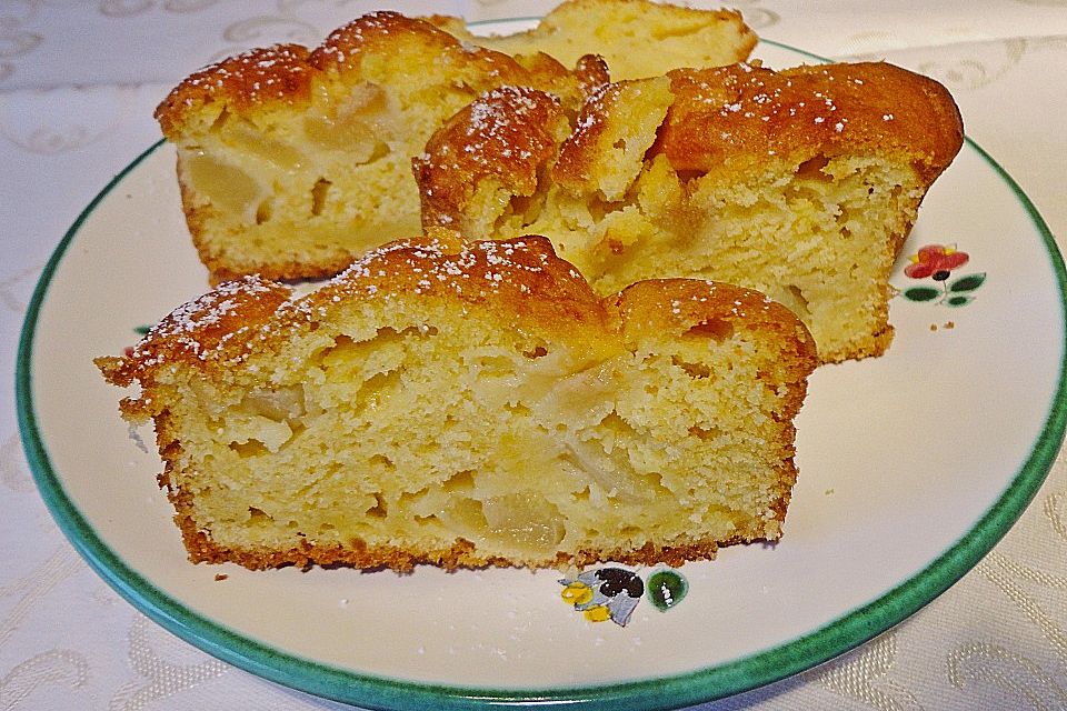 Birnen-Buttermilchkuchen