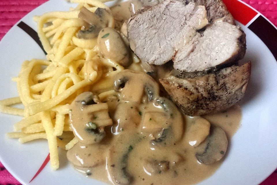 Filet in Sahnesauce