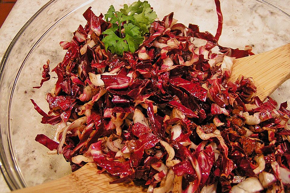 Radicchio-Speck Salat