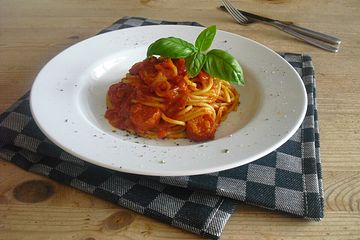 Deftige Spaghetti mit Mettwurst