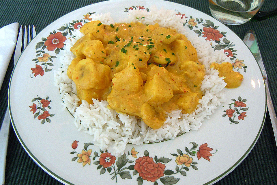 Exotisches Puten-Curry