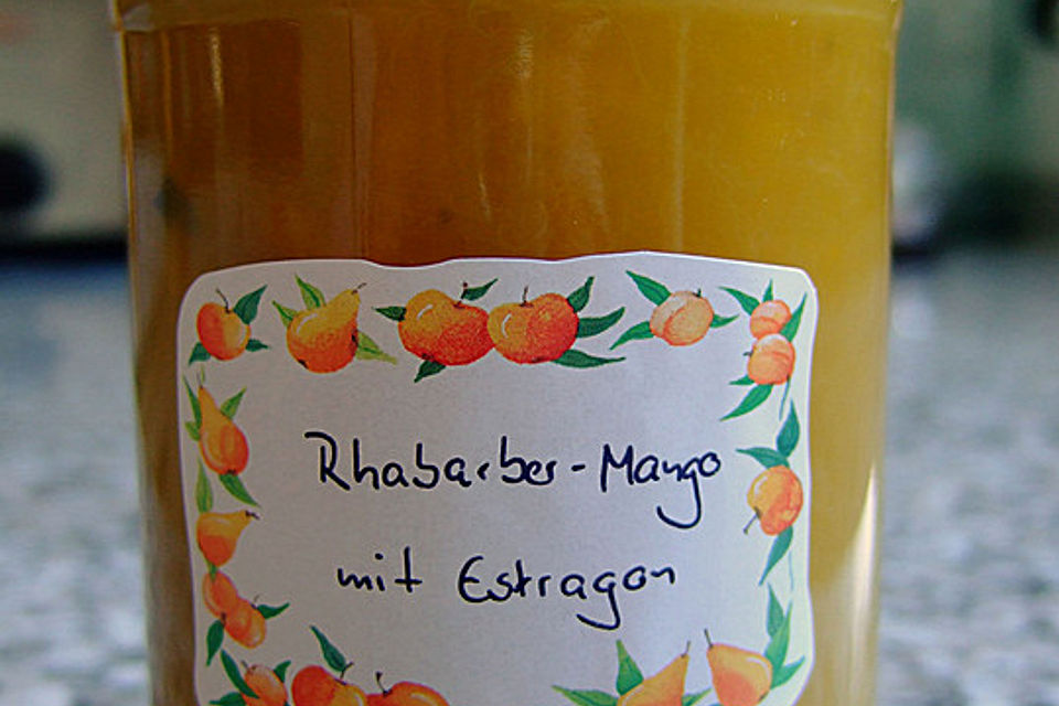 Rhabarber-Mango Marmelade