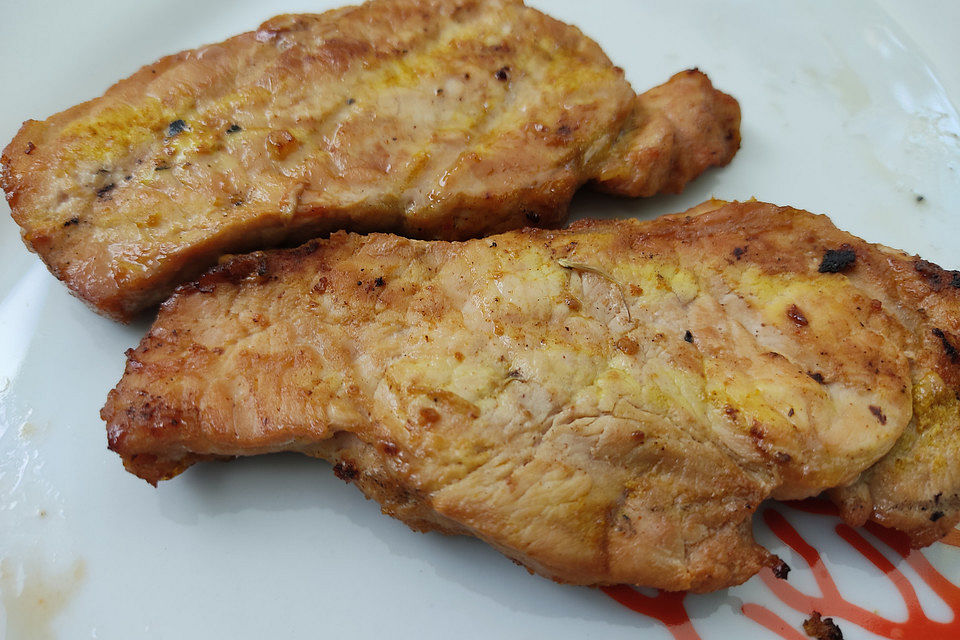 Grillsteaks in Malzbiermarinade