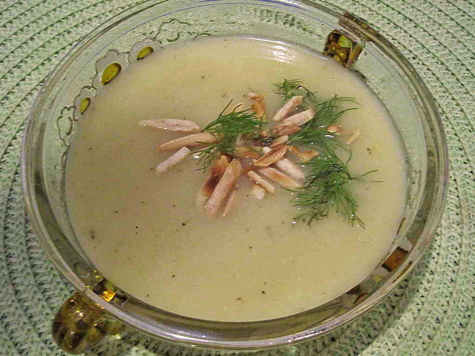 Fenchelcremesuppe mit Mandelsplittern von Sofi| Chefkoch