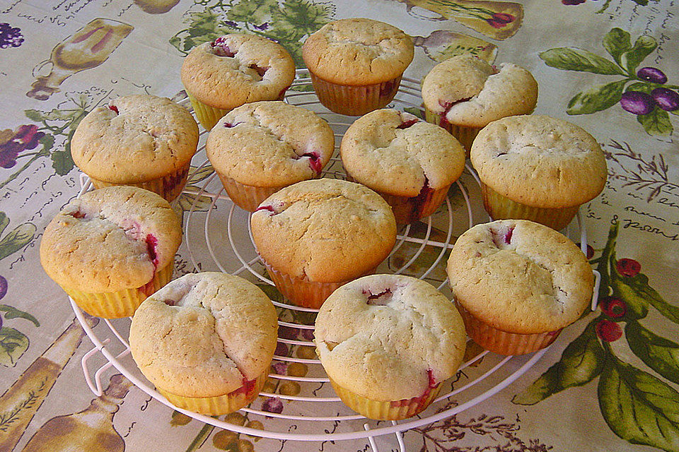 Pfirsich Melba Muffins