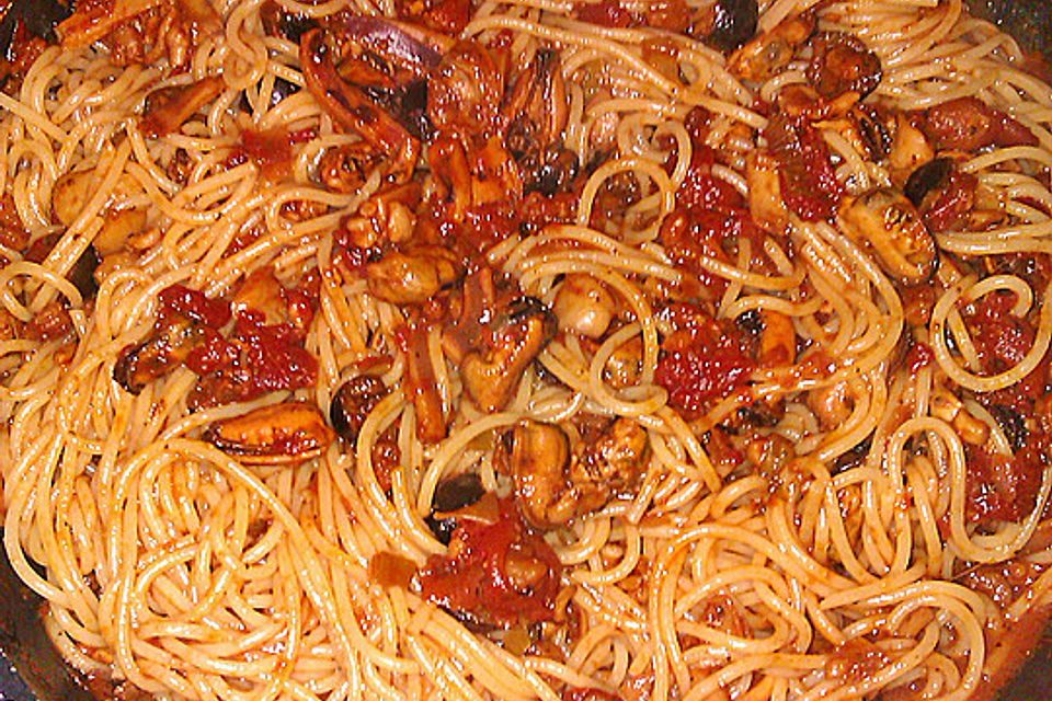 Spaghetti Puttanesca à la Jette