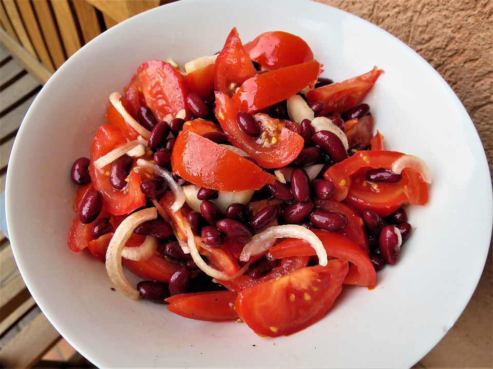 Tomatensalat mit Kidneybohnen von Laryhla| Chefkoch