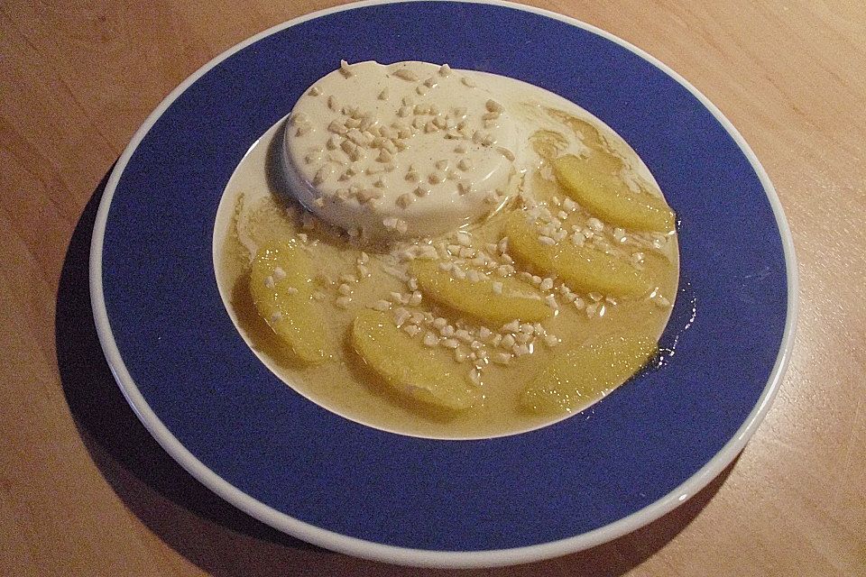 Lavendel Panna cotta mit Orangenfilets à la Stephanie