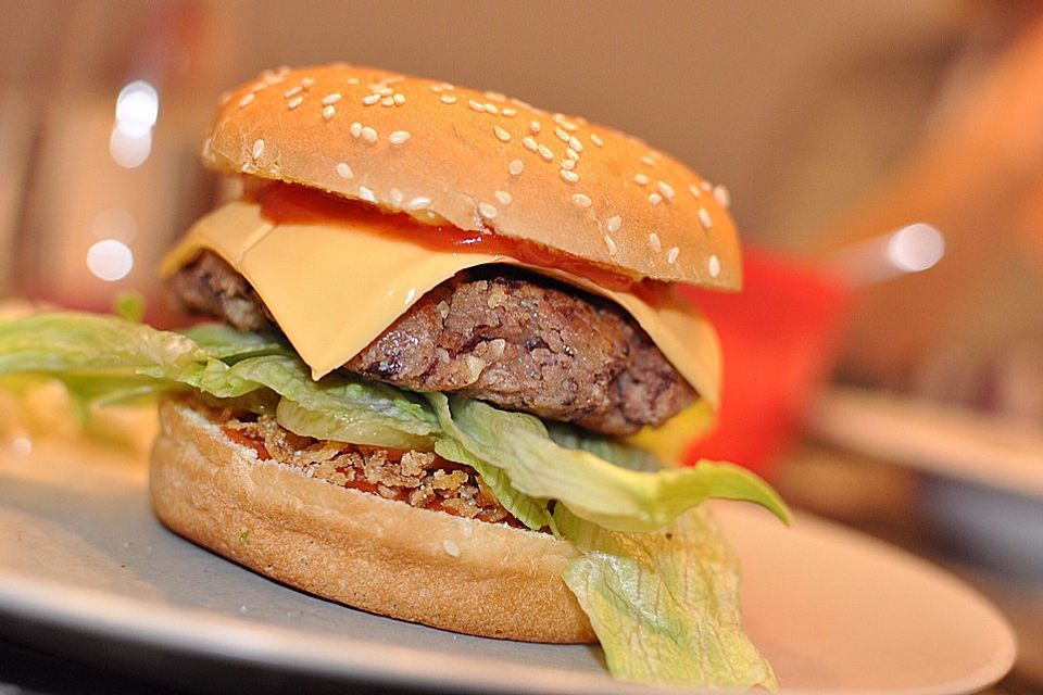 Vegetarische Burgerpatties aus Kidneybohnen