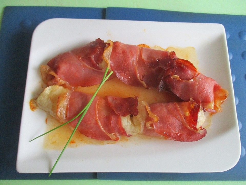Gegrillte Bananen mit Schinken und Tabasco von Assator| Chefkoch