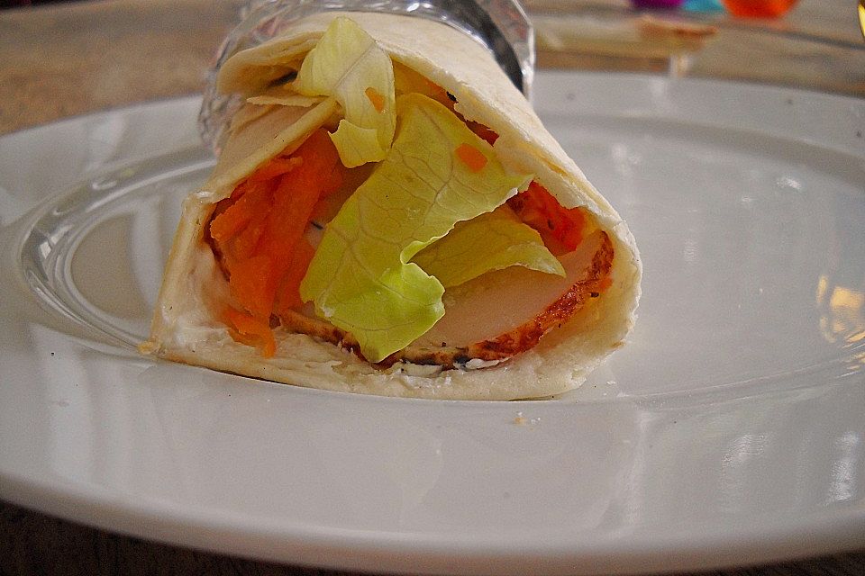 Hühnchenbrust Wrap