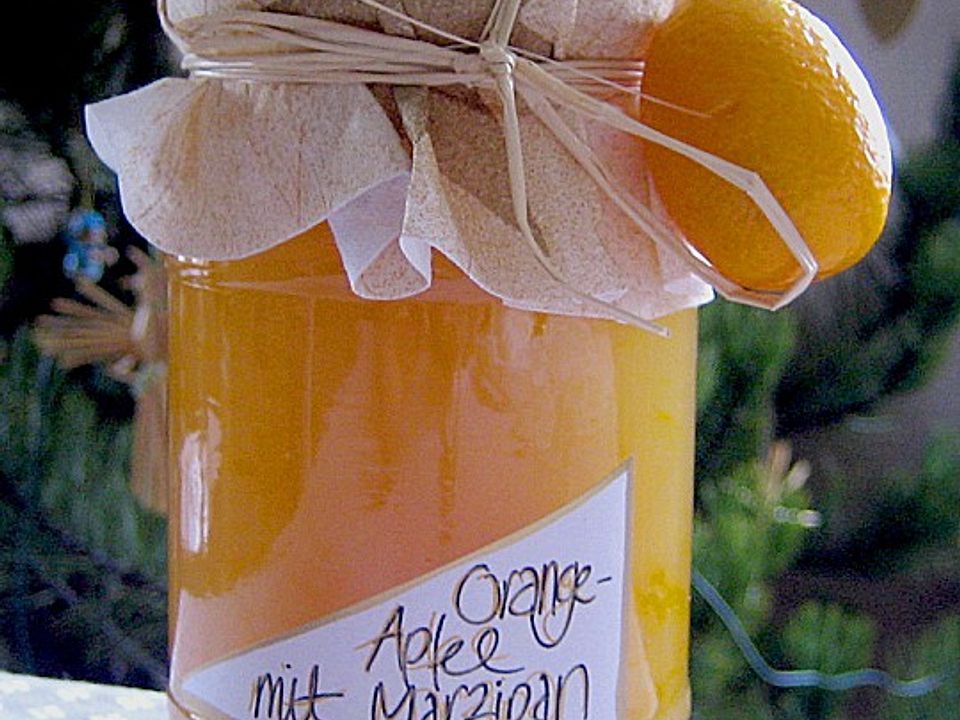 Apfel Orangen Konfiture Mit Marzipan Chefkoch