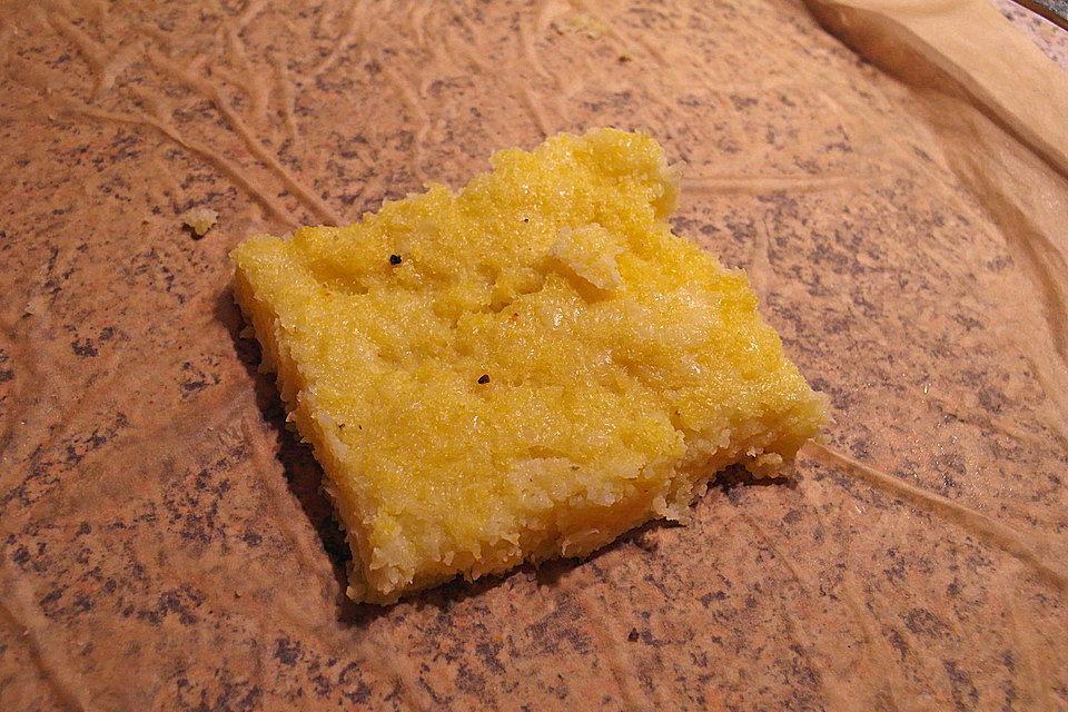 Gebackene Polentaschnitten Gebackene Polentaschnitten