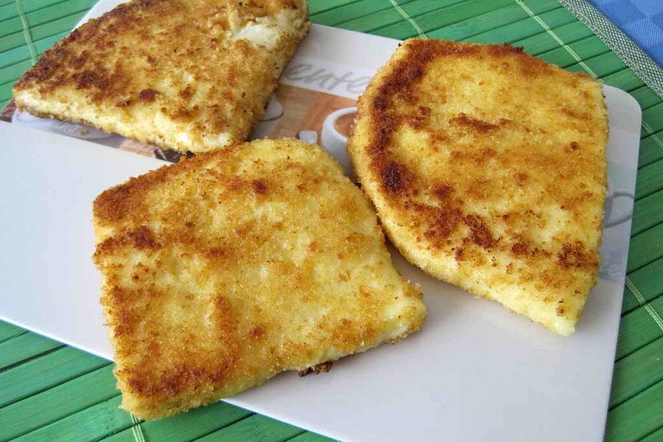 Gebackene Polentaschnitten Gebackene Polentaschnitten