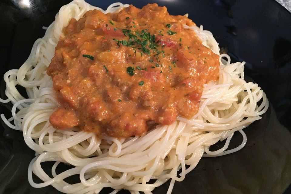 Spaghetti nach italienischer Art