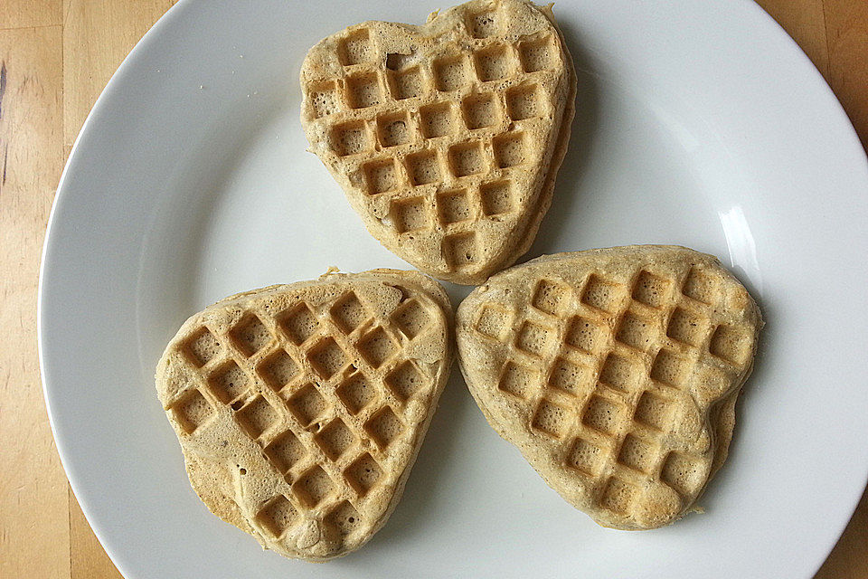 Buchweizenwaffeln mit Sonnenblumenkernen