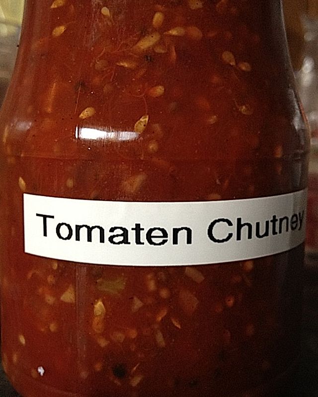 Tomatenchutney mit asiatischem Touch