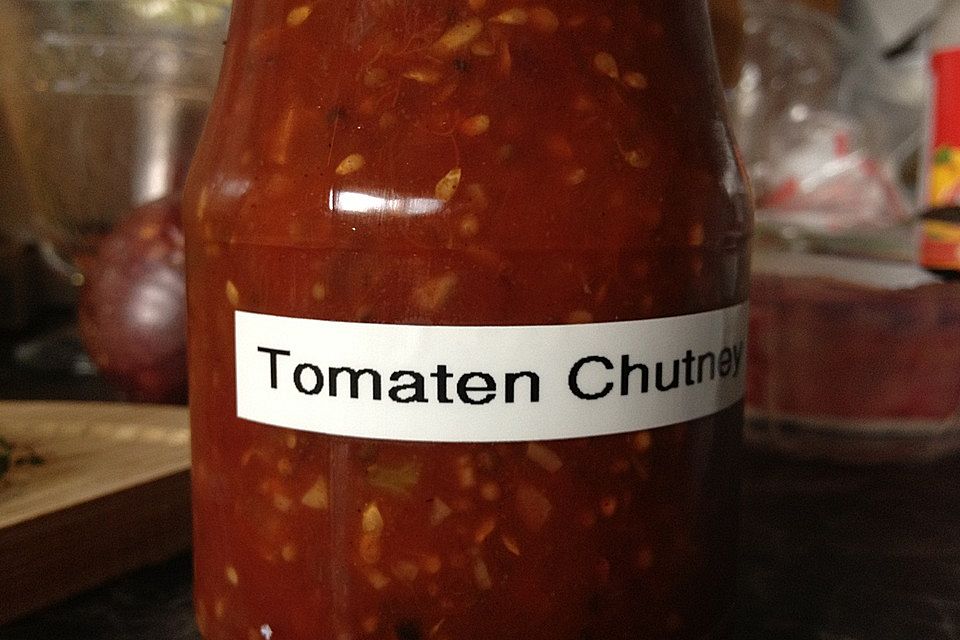 Tomatenchutney mit asiatischem Touch