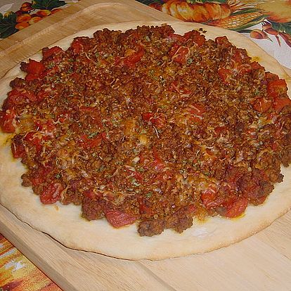 Pizza De Carne Picada Al Estilo Libanes Recipe How To Make Calories Ingredients And Nutrition Foodcors Spain Espana