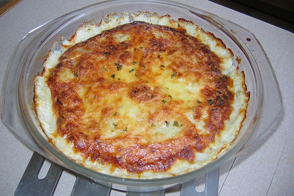 Einfacher Kartoffelgratin