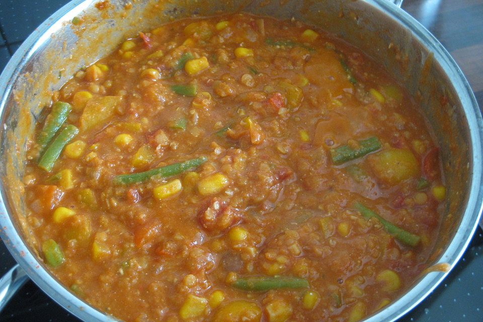 Veganes, basisches Chili