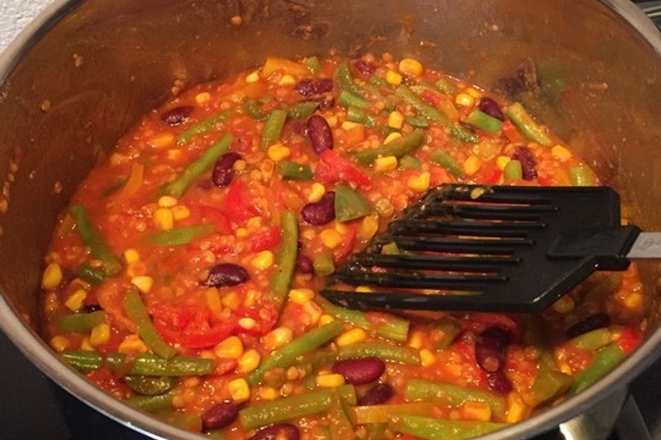 Veganes, basisches Chili