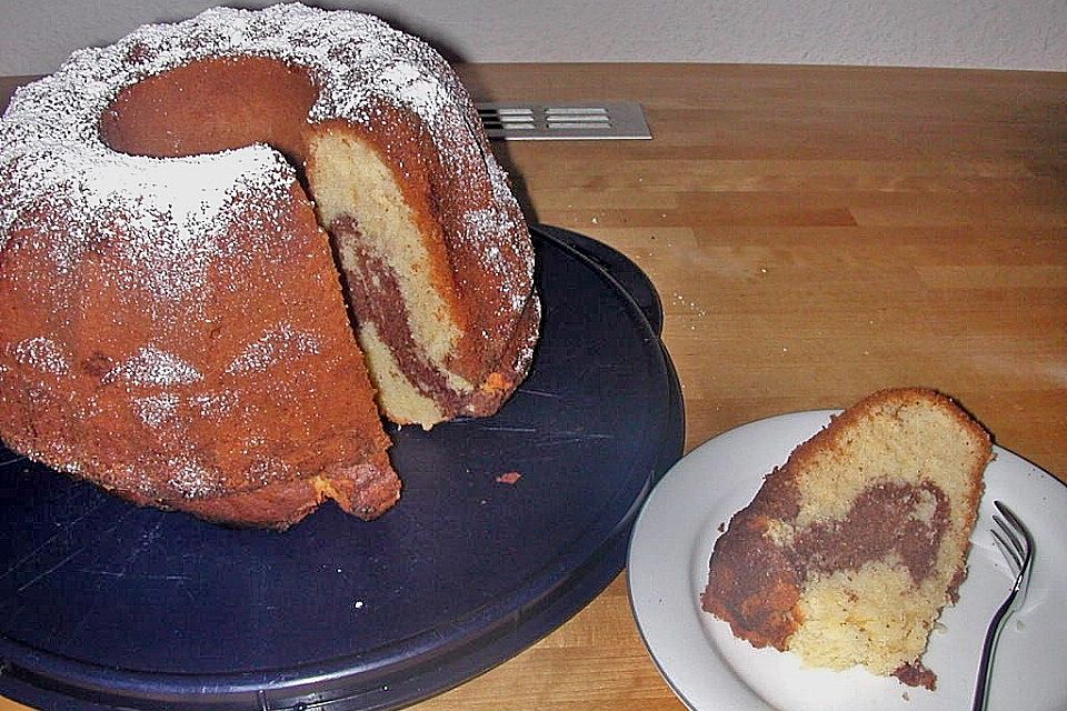 Marmor - Tassenkuchen mit Zimt