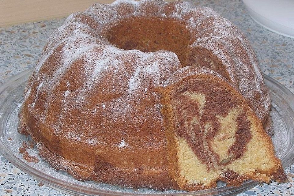 Marmor - Tassenkuchen mit Zimt