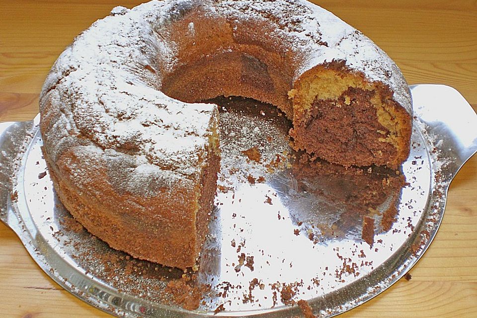 Marmor - Tassenkuchen mit Zimt