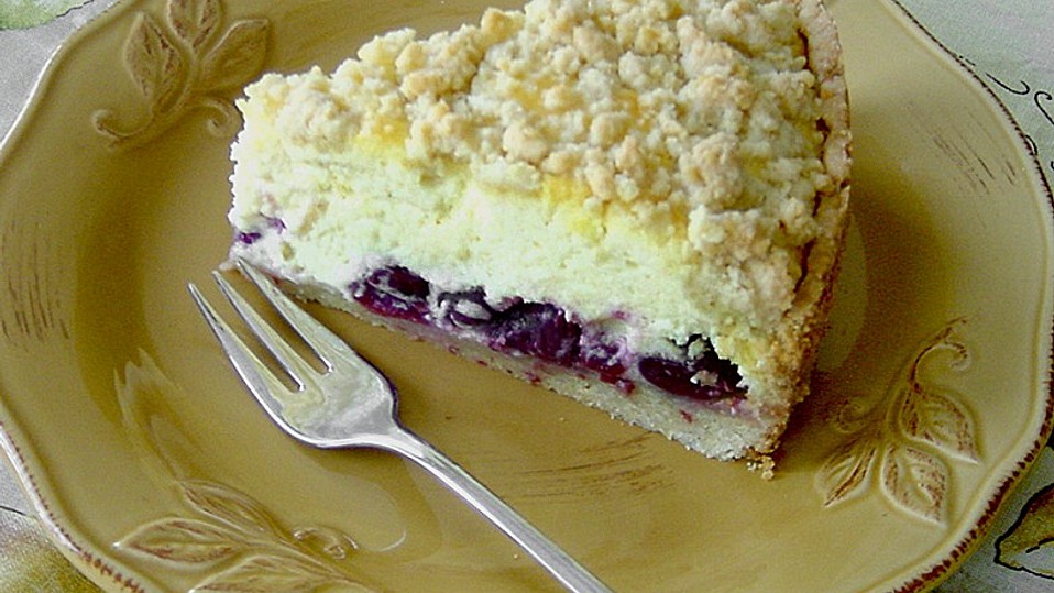 Krümeltorte mit Kirsch - Quarkfüllung von frosch18