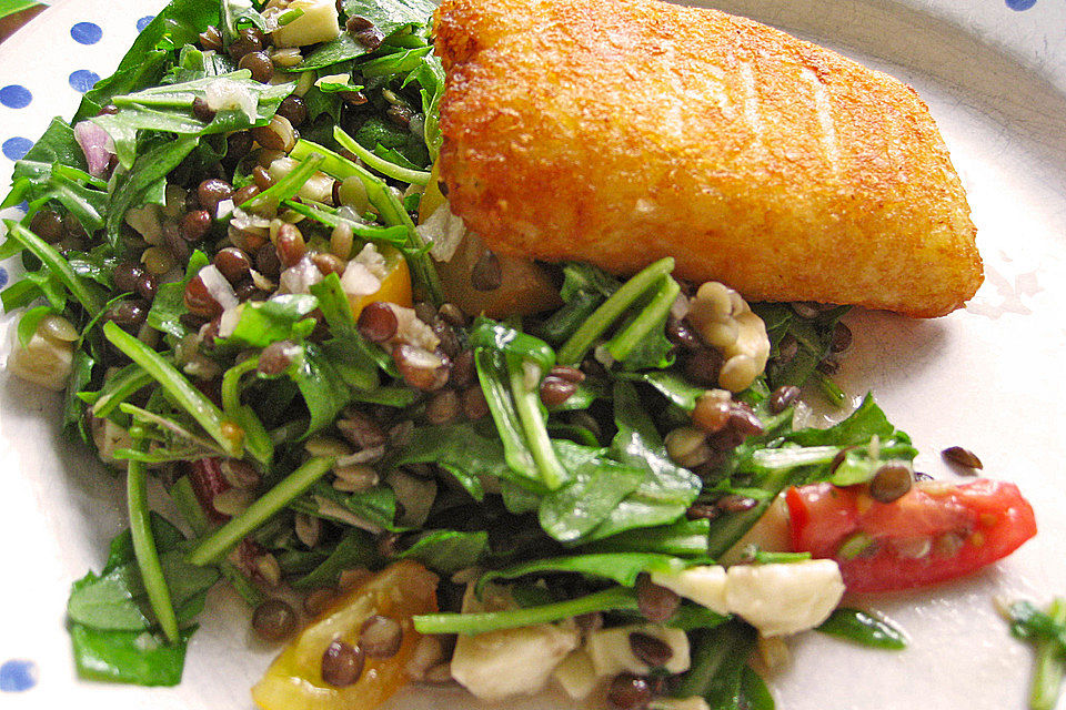 Linsensalat mit Balsamicodressing Linsensalat mit Balsamicodressing