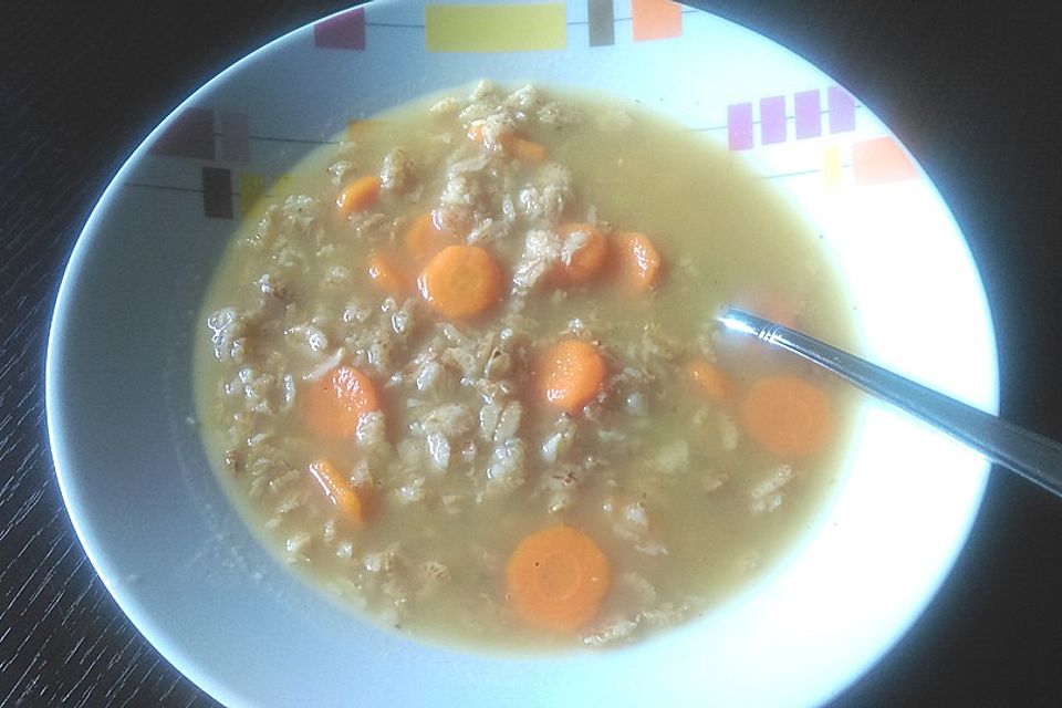 Haferflockensuppe Haferflockensuppe