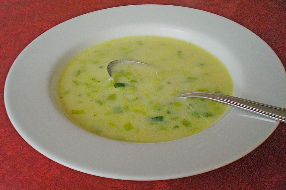 Porree - Rahm - Suppe