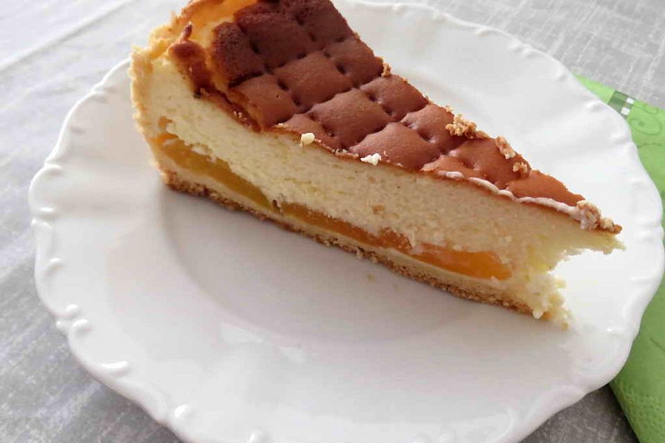 Kristinas Käsekuchen mit Aprikosen