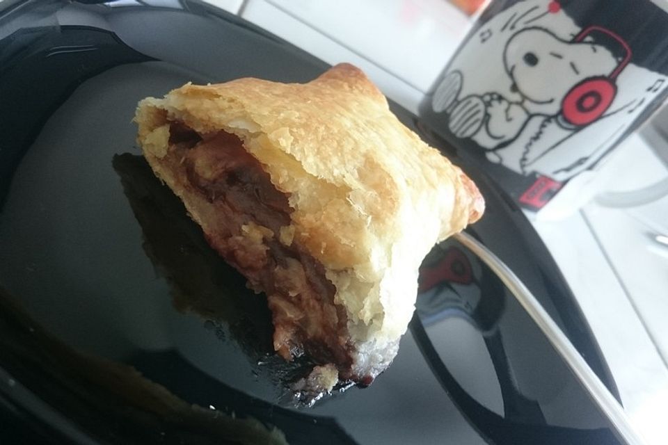 Bananen-Nutella Strudel